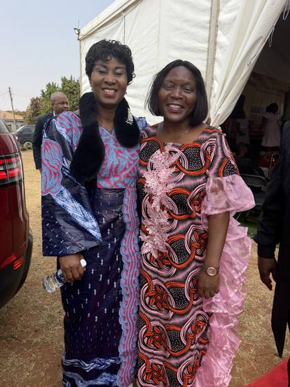 Women of the church at the conference grounds