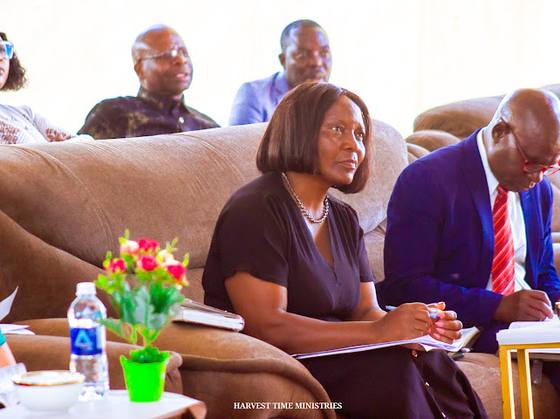 Leaders taking notes during the teaching