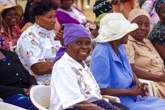 Elders of the church smiling during the celebration